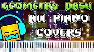 All Geometry Dash Songs Piano Tutorial / Cover (1-21)