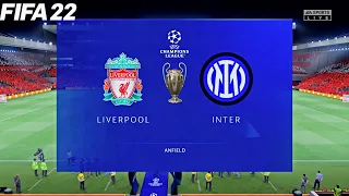 FIFA 22 | Liverpool vs Inter Milan - Champions League UCL - Full Match & Gameplay