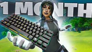 1 MONTH Fortnite Keyboard and Mouse Progression (Insane)
