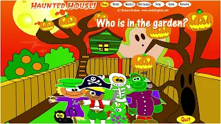 🎃 Who is in the Haunted House? Halloween Song from GenkiEnglish.com