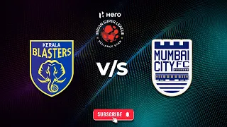 KERALA BLASTERS VS MUMBAI CITY FC | EA SPORTS FC 24 | HERO INDIAN SUPER LEAGUE | GAMEPLAY | PS5