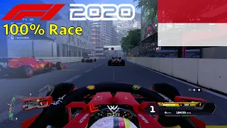 F1 2020 - Seb's Final Ferrari Season #7: 100% Race Monaco