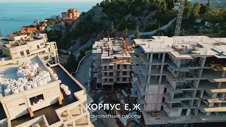 Ход строительства More.Yalta. Август 2023