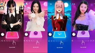 WEDNESDAY DANCE WITH MY HANDS 🆚 BLACKPINK JISOO FLOWER 🆚 TOCA TOCA ANIME 🆚 CUPID FIFTY FIFTY SONG