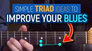 Simple Triad idea to improve your Blues lead on guitar - Blues guitar lesson - EP537