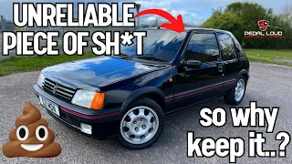 1989 PEUGEOT 1.6 205 GTI | LONG TERM OWNER REVIEW