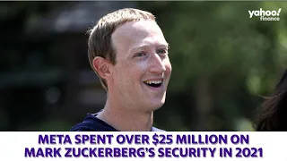 Meta spent $25 million on security for Mark Zuckerberg in 2021