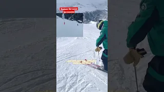 Beginner ski lesson tip/exercise Zermatt Switzerland 🇨🇭 contact for lesson details