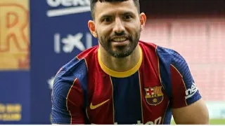 Kun Aguero in Barcelona first day💥💥