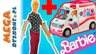 Barbie • Mobilna karetka • Rodzina w szpitalu • bajki dla dzieci