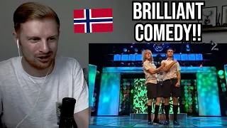 Reaction To Raske Menn - Verdenshistorien på 5 minutter (Norwegian Comedy)