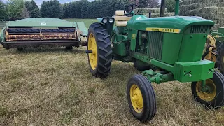 2nd cutting hay with 3010 and 1209 haybine