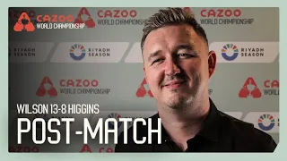 Kyren Wilson Reacts to Huge Higgins QF Win! | Cazoo World Championship 2024