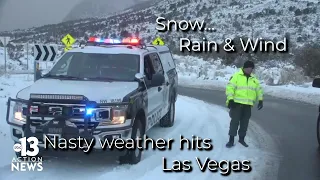 Nasty weather arrives to Las Vegas valley