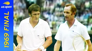 Rod Laver vs Tony Roche in pursuit of the first Open Era Grand Slam! | US Open 1969 Final