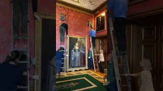 Painting hang at Windsor Castle