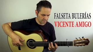 BULERÍAS FALSETA ARPEGIO, VICENTE AMIGO, Tutorial (Jerónimo de Carmen) Guitarraflamenca