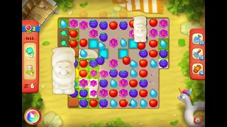 GardenScapes Level 1655 no boosters (14 moves)