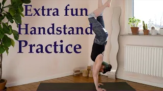 Extra fun movement handstand practice