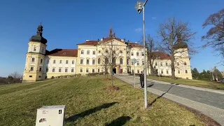 Klášterní hradisko Olomouc / Monastery Castle Military Hospital Olomouc city /  16.2.2024