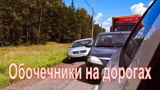 Обочечники на дорогах.