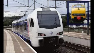 Arriva FLIRT vertrekt van station Valkenburg!