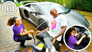 PAUSE CHALLENGE WITH MY DAD FOR 24 HOURS!!