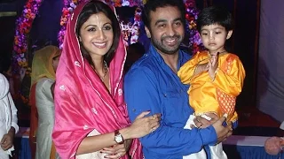 Shilpa Shetty, Vivek Oberoi Attends Janmashtami Celebrations @ Iskcon Temple !