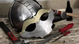 Making a Viking Helmet - Part 1 - Cutting, Shaping, and Rough Fit