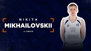 Nikita Mikhailovskii With 26 PTS, 6 REB & 8 AST in his last Game of the 2021/22 season