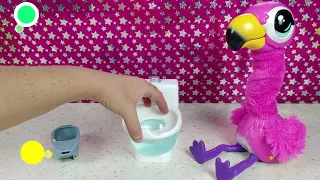 Интерактивный питомец Фламинго! Распаковка и обзор игрушки Gotta Go Flamingo