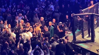 Khamzat Chimaev walkout UFC 273 Jacksonville (from crowd)