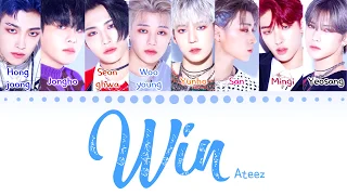 ATEEZ - 'WIN' (Color Coded Lyrics Eng/Rom/Han/가사) (에이티즈)