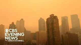 Hazardous air conditions from wildfire smoke impacts millions of Americans for second day