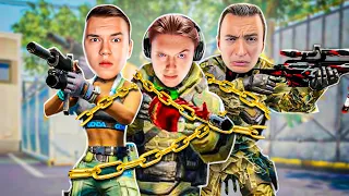 ТРЁХ ЮТУБЕРОВ СВЯЗАЛИ В WARFACE...