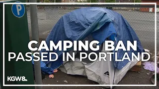 City of Portland passes new homeless camping ban