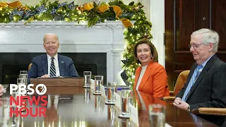 WATCH: Biden meets with House and Senate leaders as railway strike looms