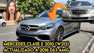 MERCEDES BENZ CLASE E W212 2010 CONVERSION A 2016 E63 AMG