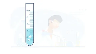 Цена деления, погрешность и объем жидкости в мензурке