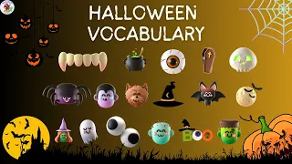 Halloween Vocabulary for Kids | Spooky Halloween  Fun & Educational Learning | Halloween Words