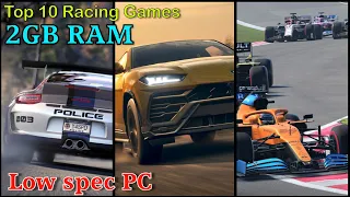 Top 10 best Racing Games for low spec pc (2GB RAM)