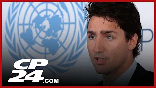 Prime Minister Trudeau attending UN general assembly