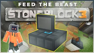 FTB Stoneblock 3 Compact Machine Wall and Emerald Cluster Automation - EP16