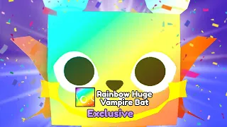 🥳🎃 I Got NEW *RAINBOW* HUGE VAMPIRE BAT in Halloween Event! (Pet Simulator X)