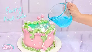 🧚🏼 ¡EL PASTEL de fantasía que ESTÁ ARRASANDO en REDES SOCIALES! Aprende a hacer el Fairy Pond Cake