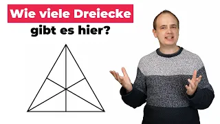 Wie viele Dreiecke kann man hier finden? (Bundeswettbewerb Mathematik 2022)
