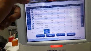 Hematologi mindray bc-5150 error  bagroundabnormal Abnormal