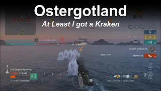 Ostergotland At Least I got a Kraken - Worpd of Warships Legends - Stream Highlight