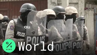 Haiti Police Protest to Demand the Release of Imprisoned Officer