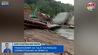 DPWH-XI: Nahugmak nga tulay sa Marilog giimbestigahan